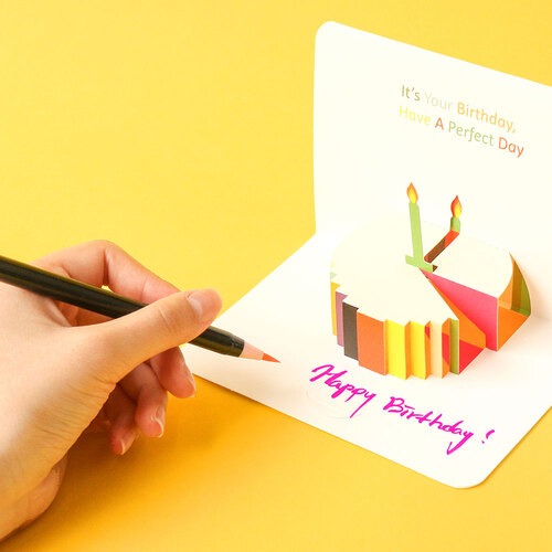 생일축하팝업카드 어린이집카드 입체카드 케이크