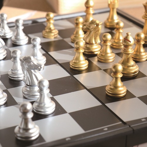 안정적인자석 체스판 고급 체스 가족보드게임
